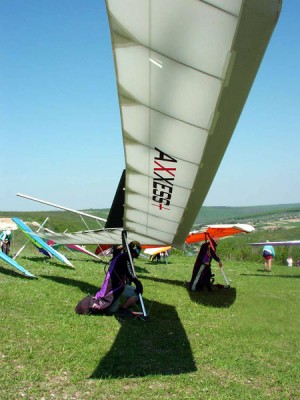 Hang glider : Axxess ; Manufacturer : Flight Design