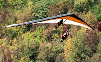 Hang glider : Azur ; Manufacturer : La Mouette