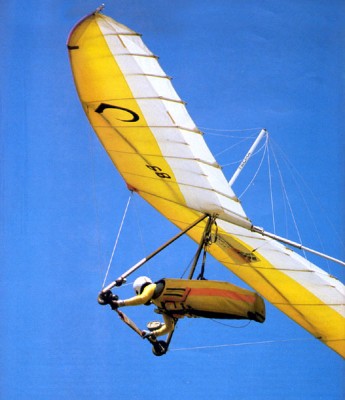 Hang glider : Boomerang Fz ; Manufacturer : Tecma Sport