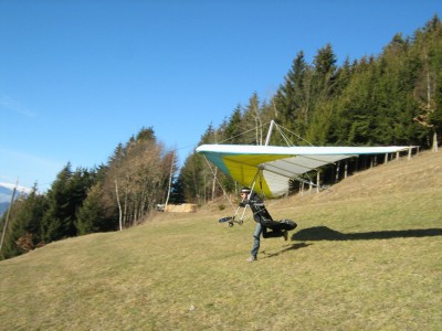 Hang glider : Calypso ; Manufacturer : Airwave