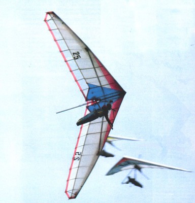 Hang glider : Colibri ; Manufacturer : La Mouette