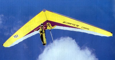 Hang glider : Compact Cobra ; Manufacturer : La Mouette