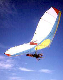 Hang glider : Discovery 2 ; Manufacturer : Offpiste Aviation Ltd