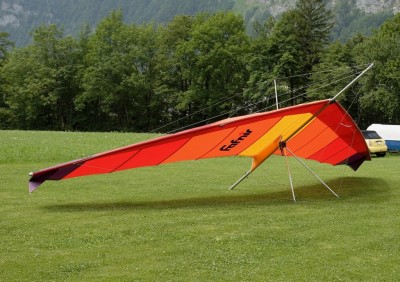 Hang glider : Fafnir ; Manufacturer : Bautek