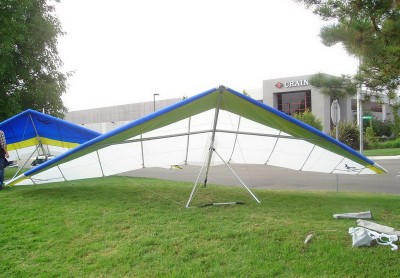 Hang glider : Falcon 3 ; Manufacturer : Wills Wing