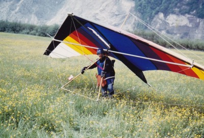Hang glider : Firebird ; Manufacturer : Firebird Sky Sport AG