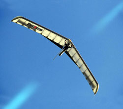 Hang glider : Ghostbuster ; Manufacturer : Flight Design