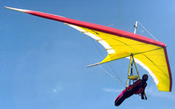 Hang glider : Imagine ; Manufacturer : Ikarus Pellicci