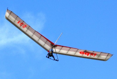 Hang glider : Ixbo ; Manufacturer : Tecma Sport