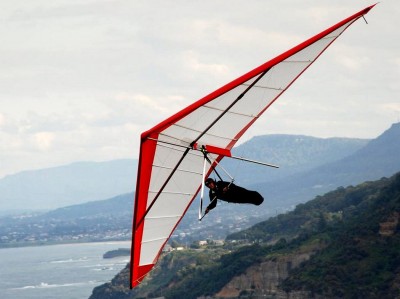 Hang glider : Malibu ; Manufacturer : Moyes