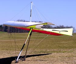 Hang glider : Merlin ; Manufacturer : Seedwings Europe