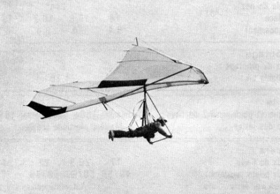 Hang glider : Mouette F ; Manufacturer : La Mouette