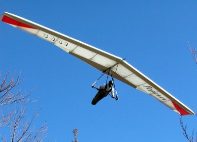 Hang glider : Pegasus ; Manufacturer : Jurgen Lutz