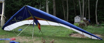 Hang glider : Phoenix X ; Manufacturer : Delta Wing Kites and Gliders