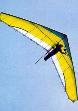 Hang glider : Rumour 2 ; Manufacturer : Solar Wings