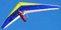 Hang glider : Scandal Xk-R ; Manufacturer : Solar Wings