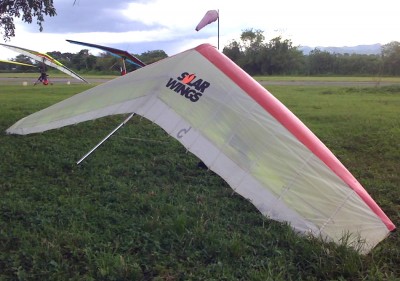 Hang glider : Scandal Xk ; Manufacturer : Solar Wings