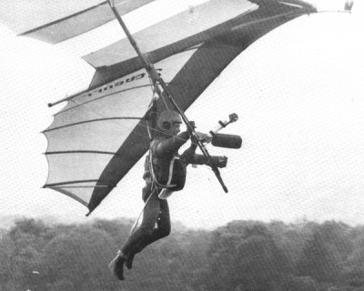 Hang glider : Seagull Ten Meter ; Manufacturer : Seagull Aircraft