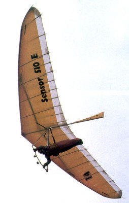 Hang glider : Sensor 510 ; Manufacturer : Seedwings (Usa)