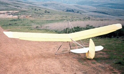 Hang glider : Skypuppy ; Manufacturer : Michael Sandlin