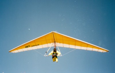 Hang glider : Sp-Vario ; Manufacturer : Steinbach