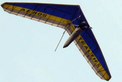 Hang glider : Stealth Kpl 3 ; Manufacturer : Aeros