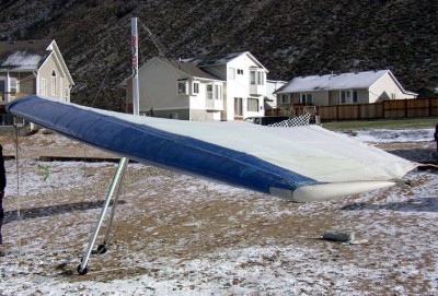 Hang glider : Super Sport ; Manufacturer : Wills Wing