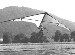 Hang glider : Super  Swallow Tail ; Manufacturer : Danis