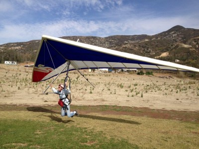 Hang glider : Ultrasport ; Manufacturer : Wills Wing