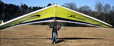 Hang glider : Xtreme ; Manufacturer : Airwave