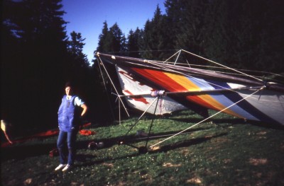 Hang glider : Condor ; Manufacturer : UP Ultralight Products