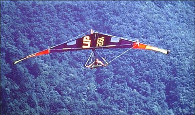 Hang glider : Dragonfly ; Manufacturer : UP Ultralight Products