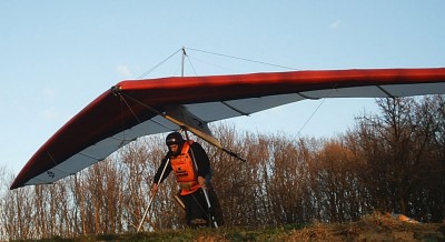 Hang glider : Duck 2 ; Manufacturer : Wills Wing