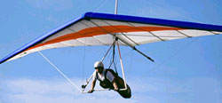Hang glider : Eagle ; Manufacturer : Wills Wing