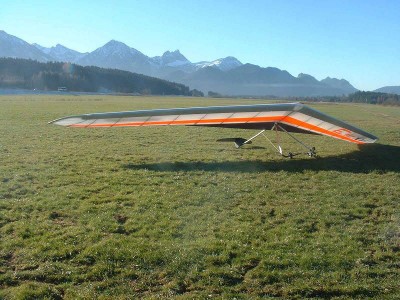 Hang glider : Esc Xt ; Manufacturer : Drachenbau Guggenmos