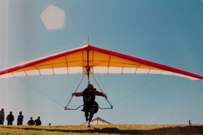Hang glider : Kea ; Manufacturer : Schutte Sails