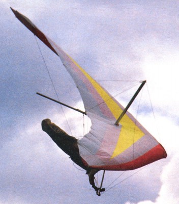 Hang glider : Laser ; Manufacturer : Aerial Arts