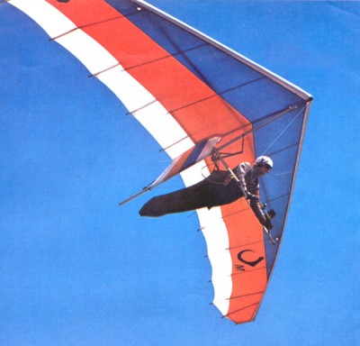 Hang glider : Mirage ; Manufacturer : Tecma Sport