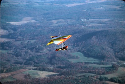 Hang glider : Nova ; Manufacturer : Sunbird
