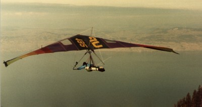 Hang glider : Spyder ; Manufacturer : UP Ultralight Products