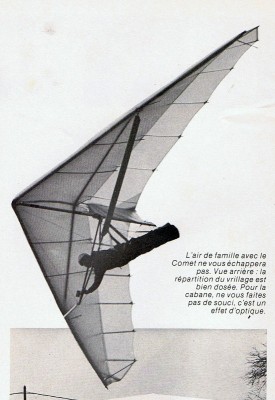 Hang glider : Top ; Manufacturer : Jean-Pierre Aubert
