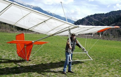 Hang glider : Windspiel ; Manufacturer : Ikarusflug Bodensee